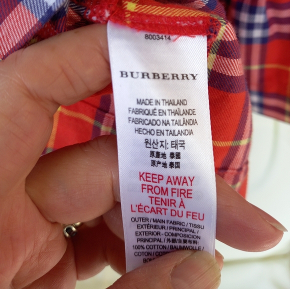 Baby Burberry plaid dress - Picture 10 of 13